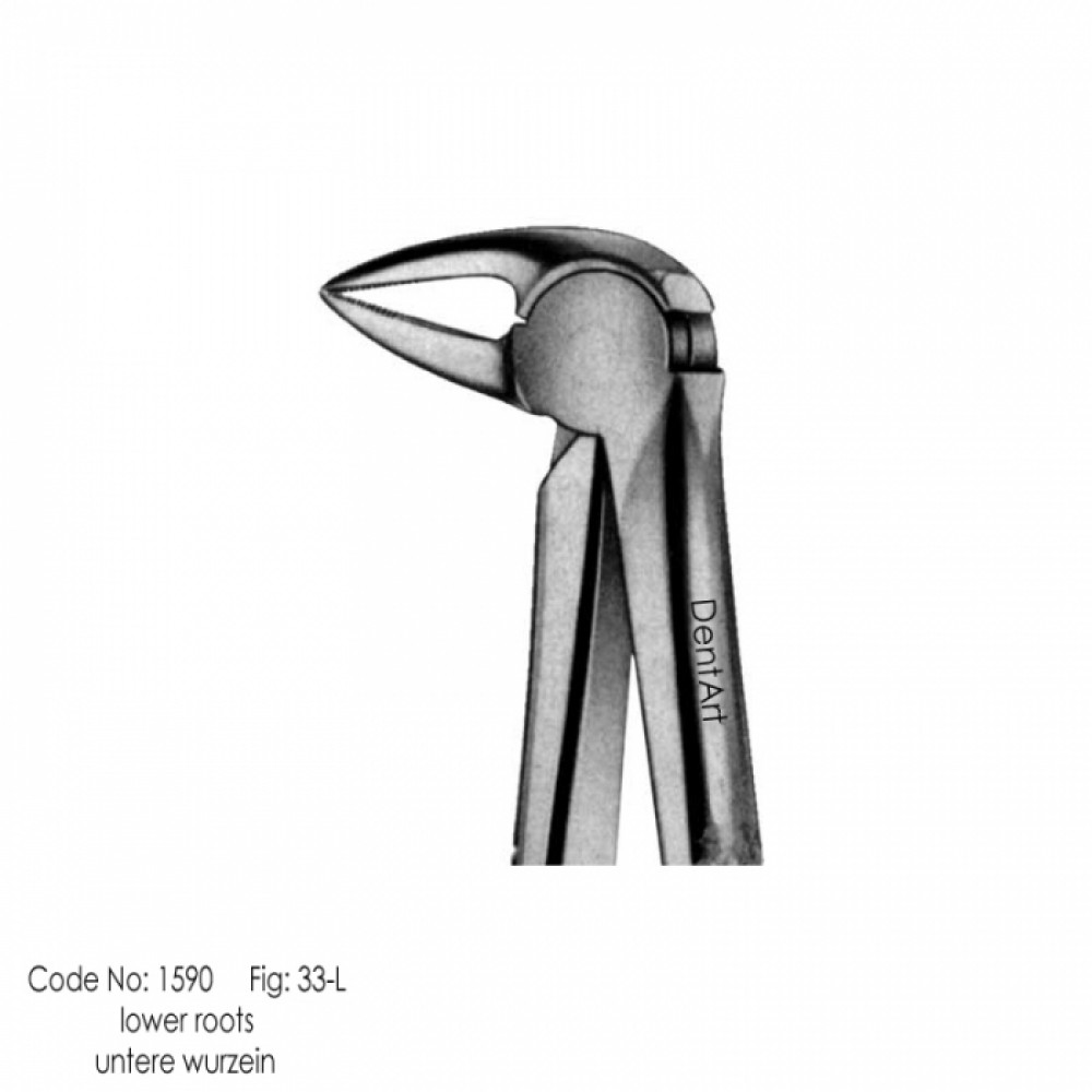 Extraction Forceps. Fig No.33 L - UK Type